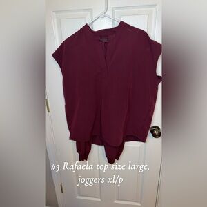 Figs Burgundy Women's Blouse